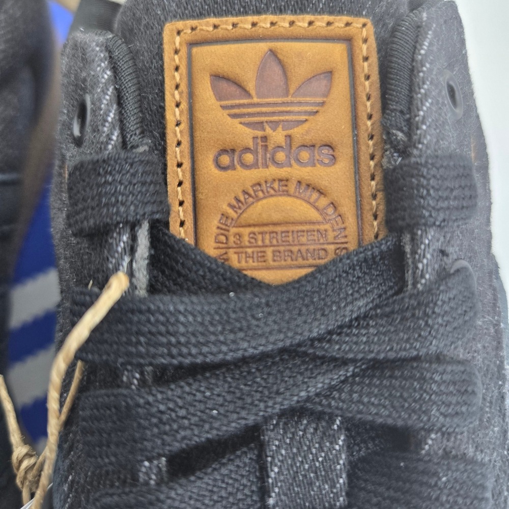 Adidas Samba OG Black Denim Suede Gum Sole Sneakers IH6817 Mens 6.5 Women 7.5 - Picture 13 of 14